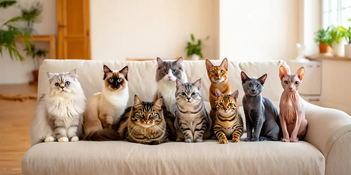 10 Raças de Gatos Mais Populares no Brasil